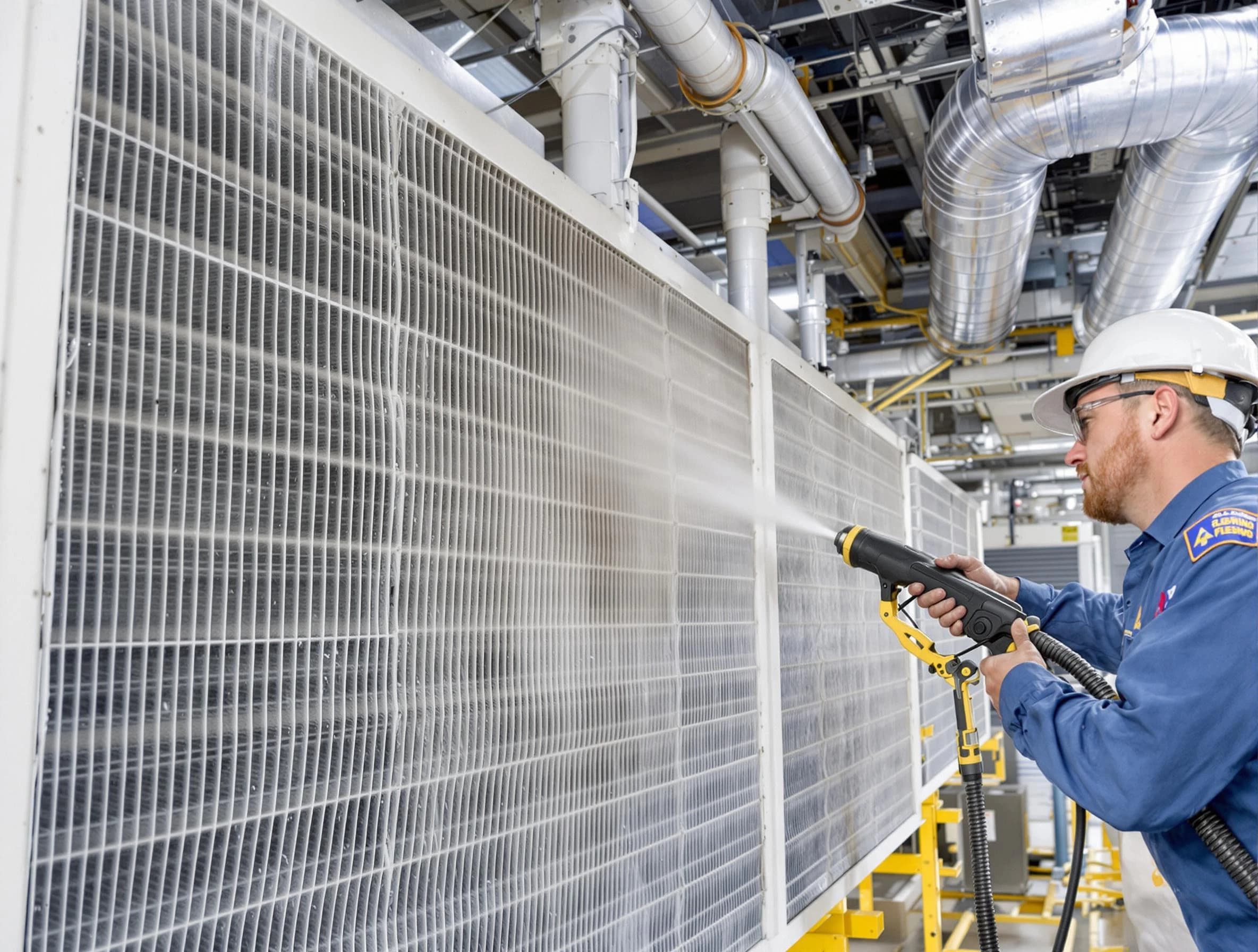 Professional commercial coil cleaning by New Bedford Air Duct Cleaning in New Bedford