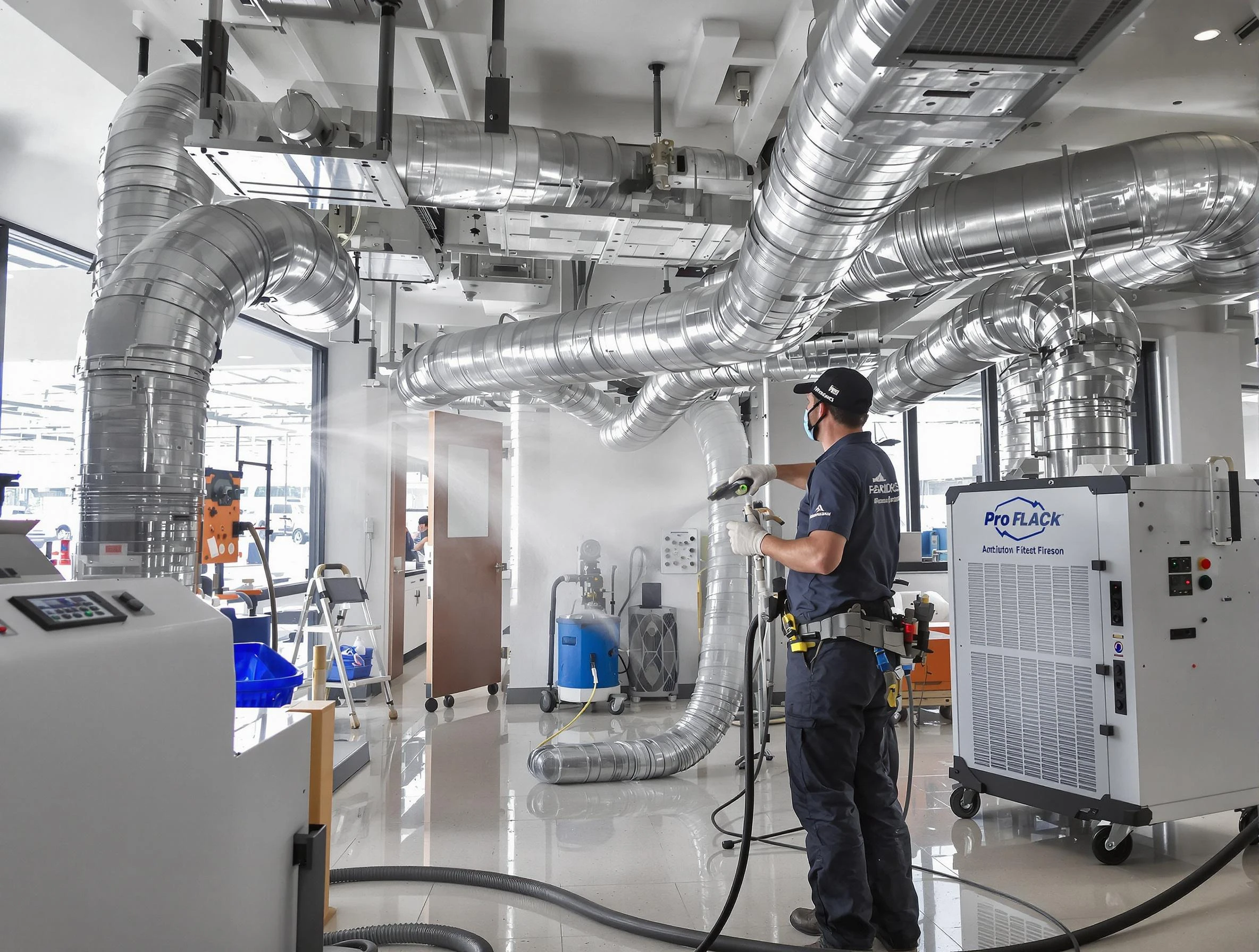 Negative Pressure Air Duct Cleaning in New Bedford