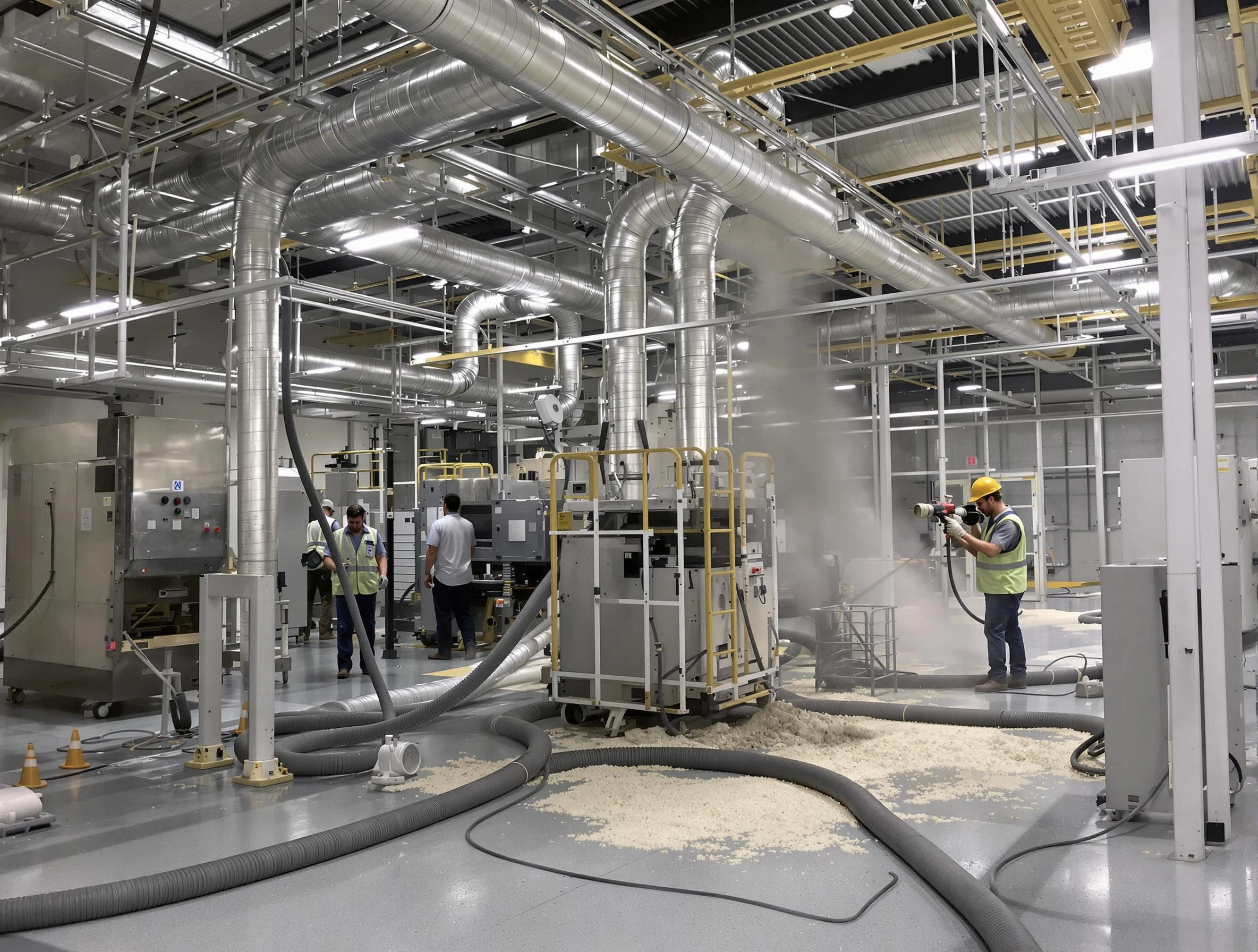 Heavy-duty industrial duct cleaning by New Bedford Air Duct Cleaning in New Bedford